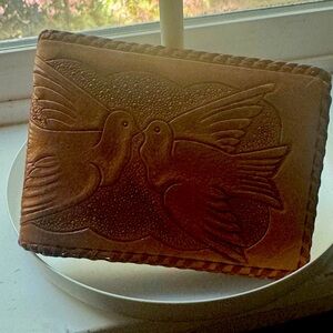 VTG Handtooled Leather Wallet